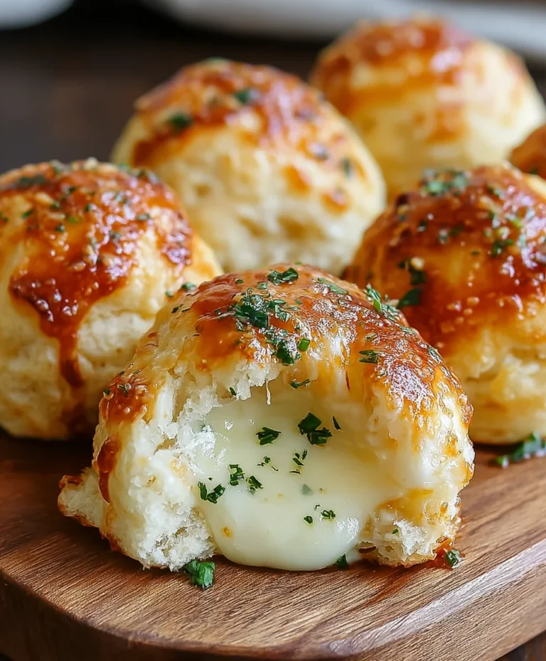 Gooey Mozzarella Biscuit Bombs – Irresistible Cheesy Bites