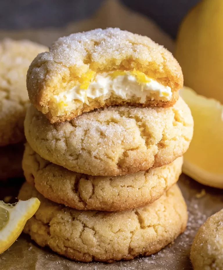 Lemon Cheesecake Cookies-Easy No-Bake Dessert