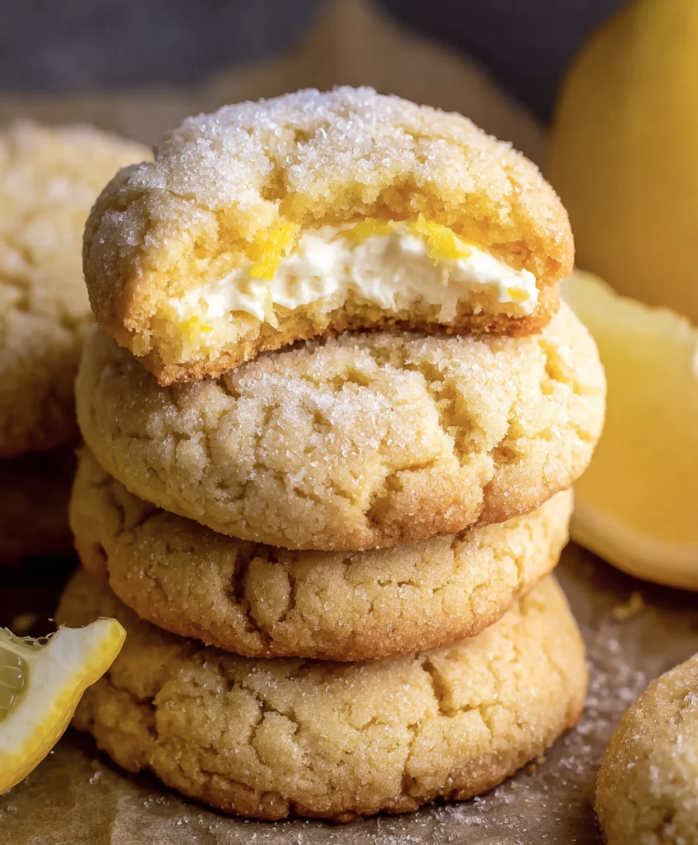 Lemon Cheesecake Cookies-Easy No-Bake Dessert