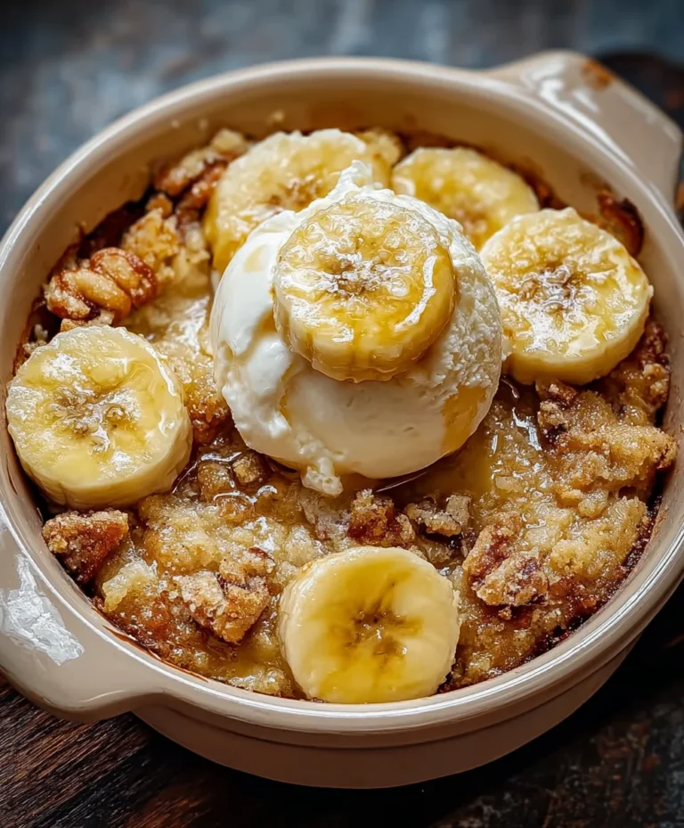 Southern Banana Cobbler-Easy Delicious Dessert Recipe