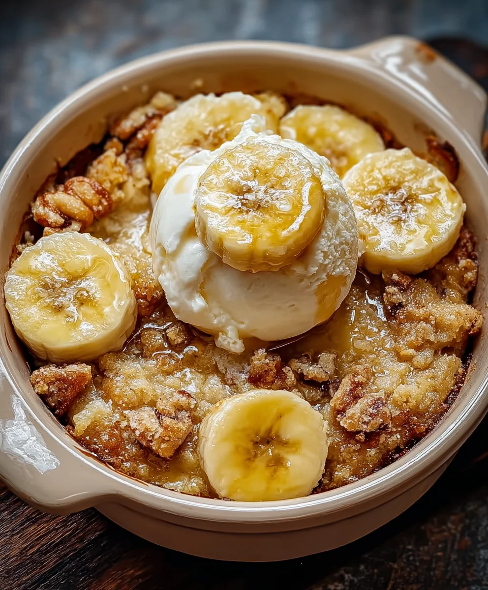 Southern Banana Cobbler-Easy Delicious Dessert Recipe