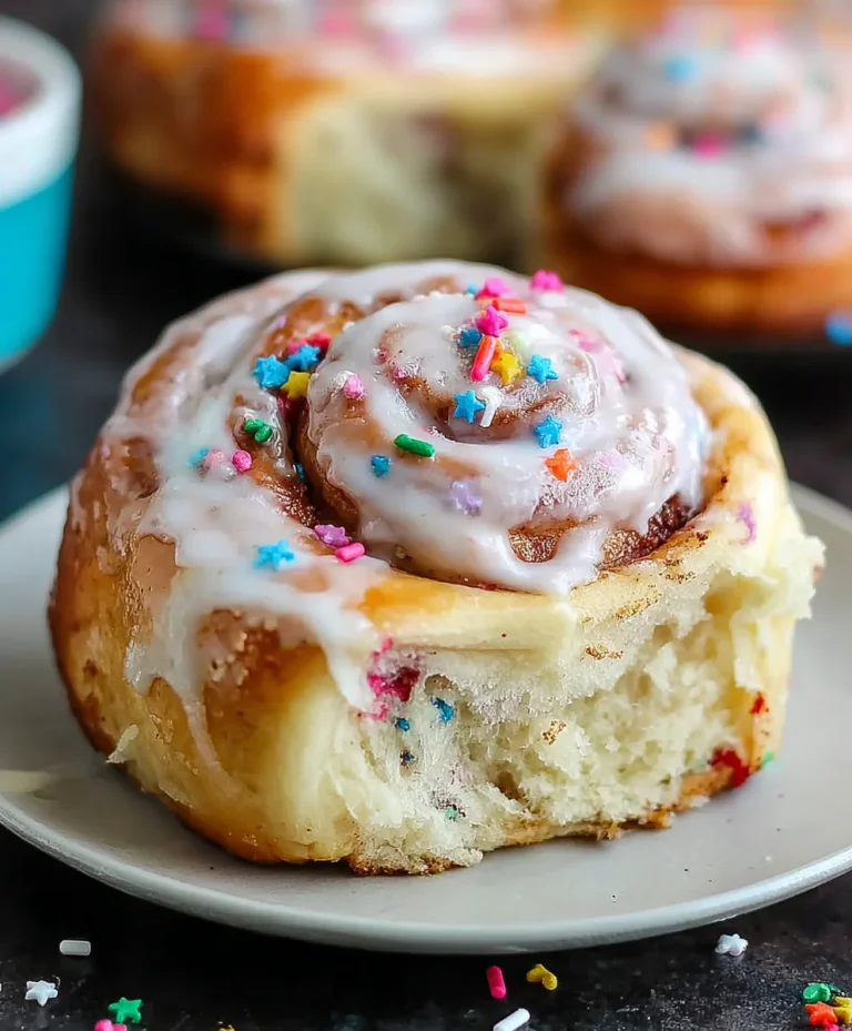 Funfetti Cinnamon Rolls – Easy Homemade Delight