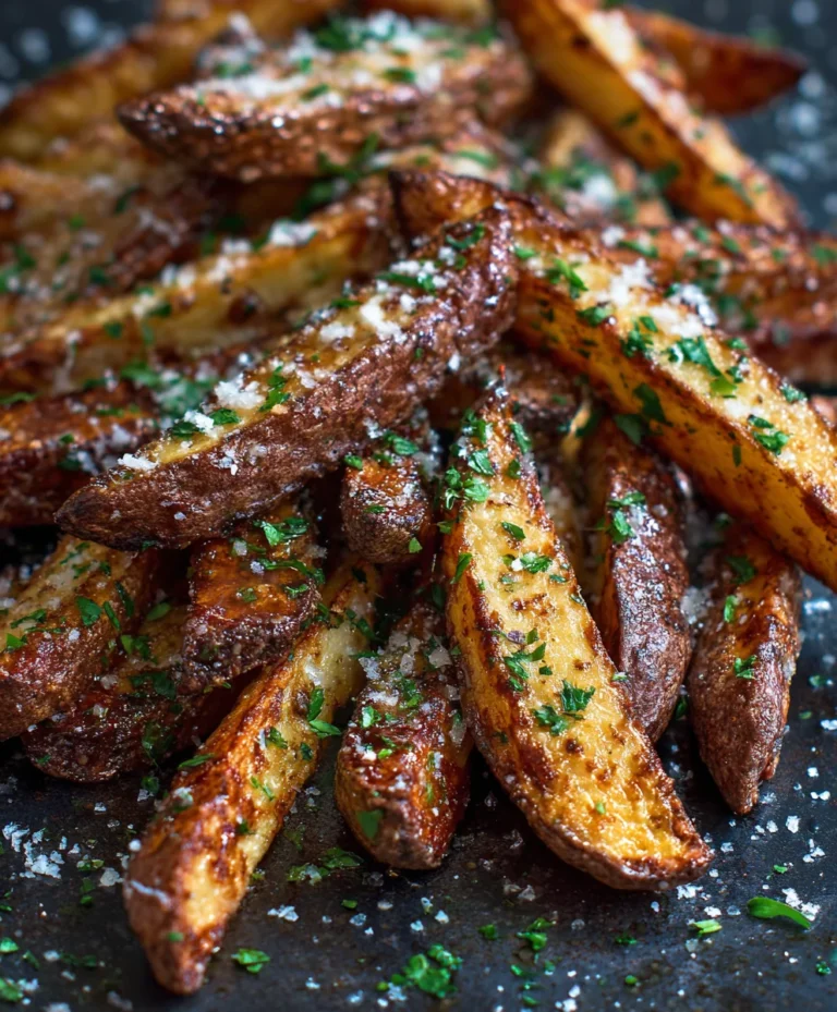 Garlic Parmesan Steak Fries – Crispy Baked Perfection
