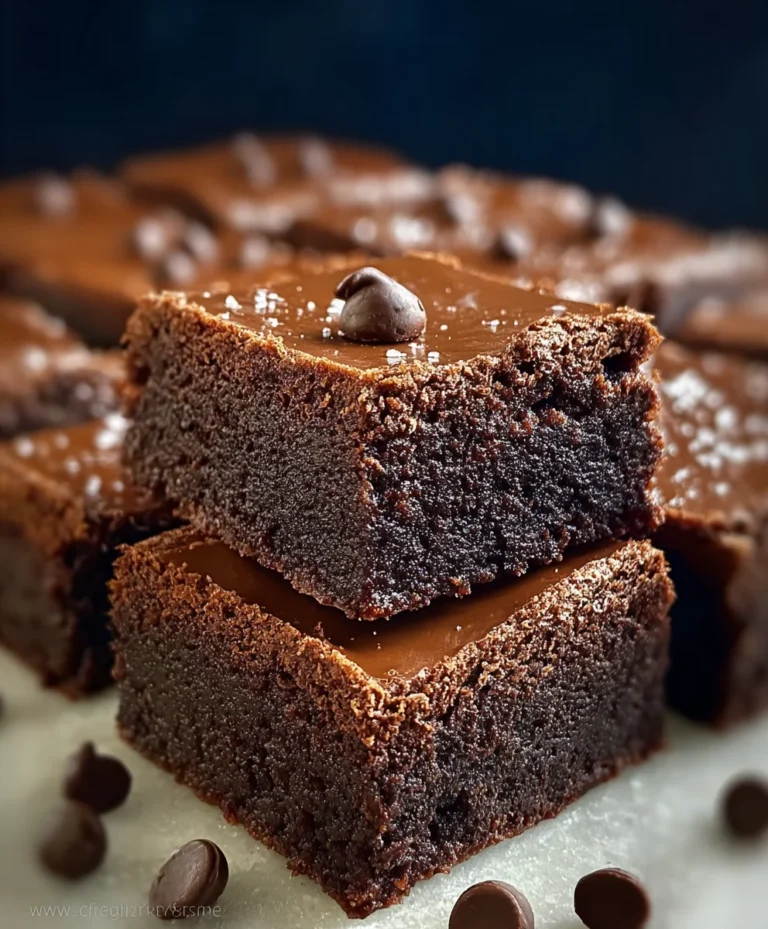 Decadent Chocolate Brownie Squares-Easy Homemade Treat
