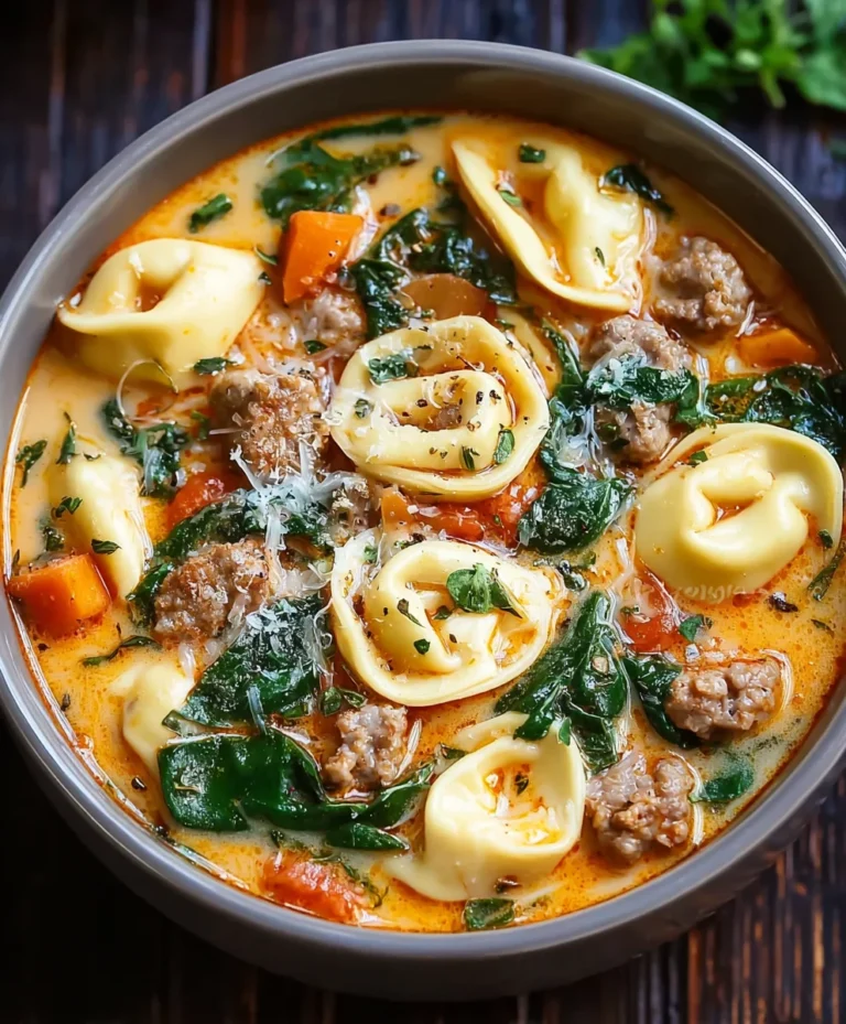 Hearty Beef Tortellini Soup – Quick & Easy Recipe