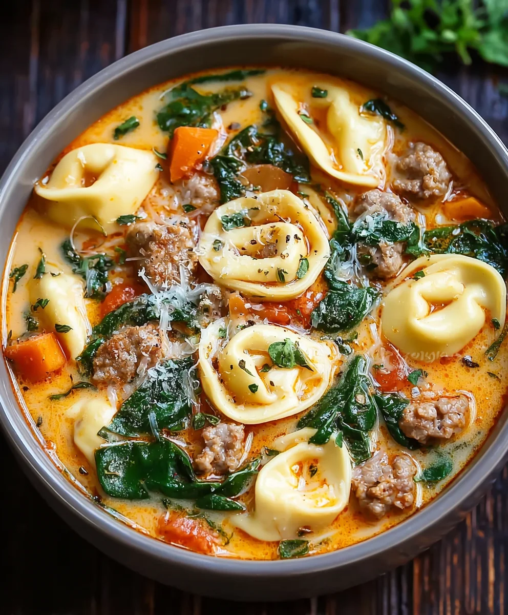 Hearty Beef Tortellini Soup - Quick & Easy Recipe