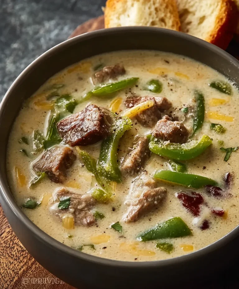 Philly Cheesesteak Soup – Craveable Comfort Food