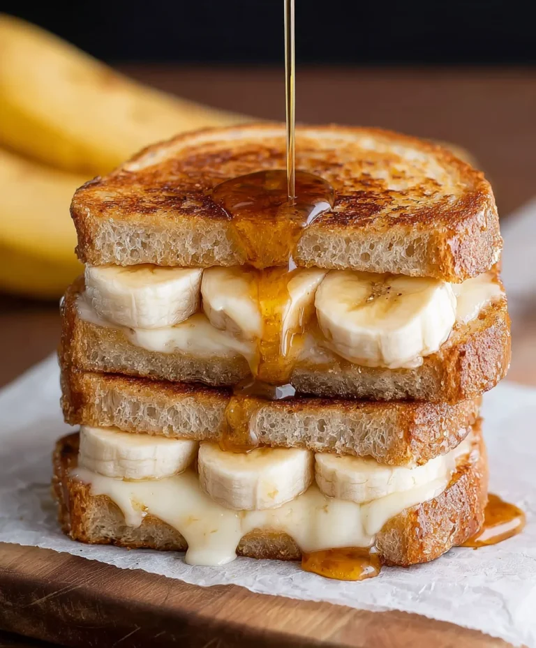 Honey Banana Grilled Cheese- Sweet & Savory Melt