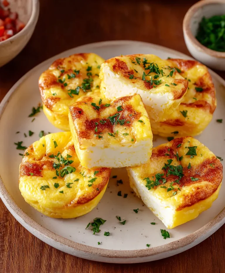 Creamy Cottage Cheese Egg Bites-Easy Recipe