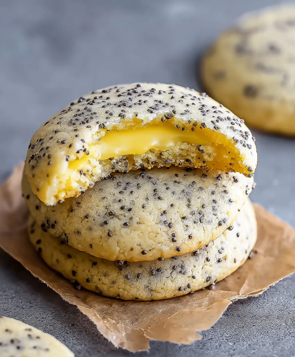 Lemon Poppy Seed Cookies - Easy Crum extractble Recipe