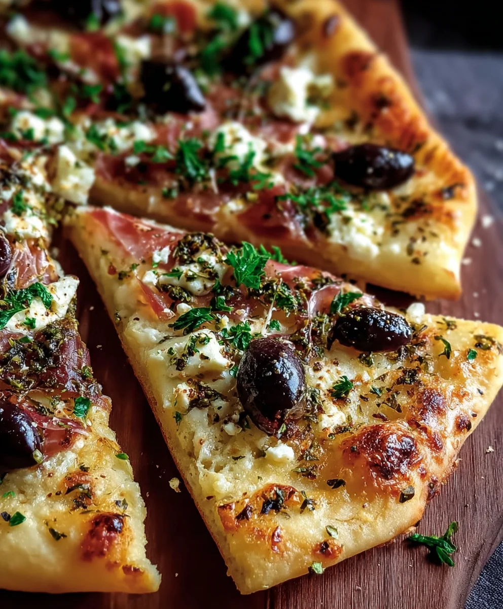 Easy Mediterranean Flatbread Recipe - Quick Delicious Meal