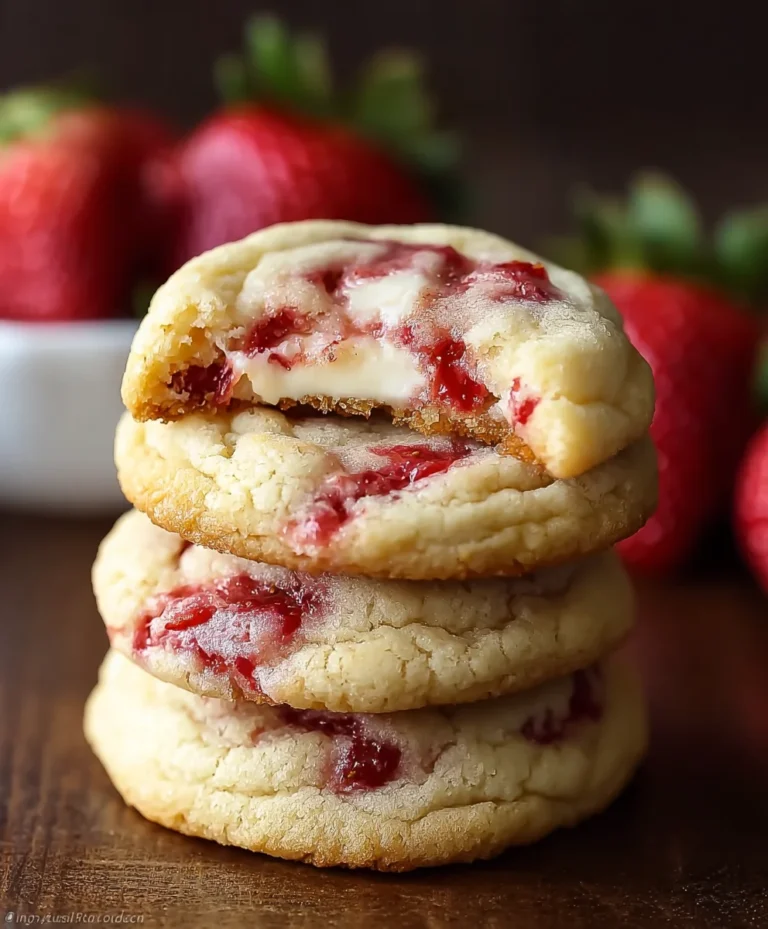 Strawberry Cheesecake Cookies-Creamy Delicious Treat