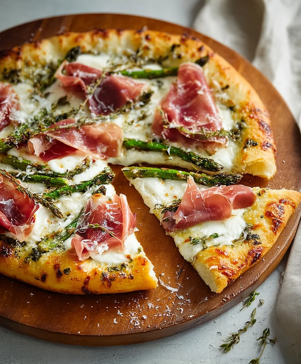 White Pizza with Beef Beef Prosciutto - Delicious Recipe
