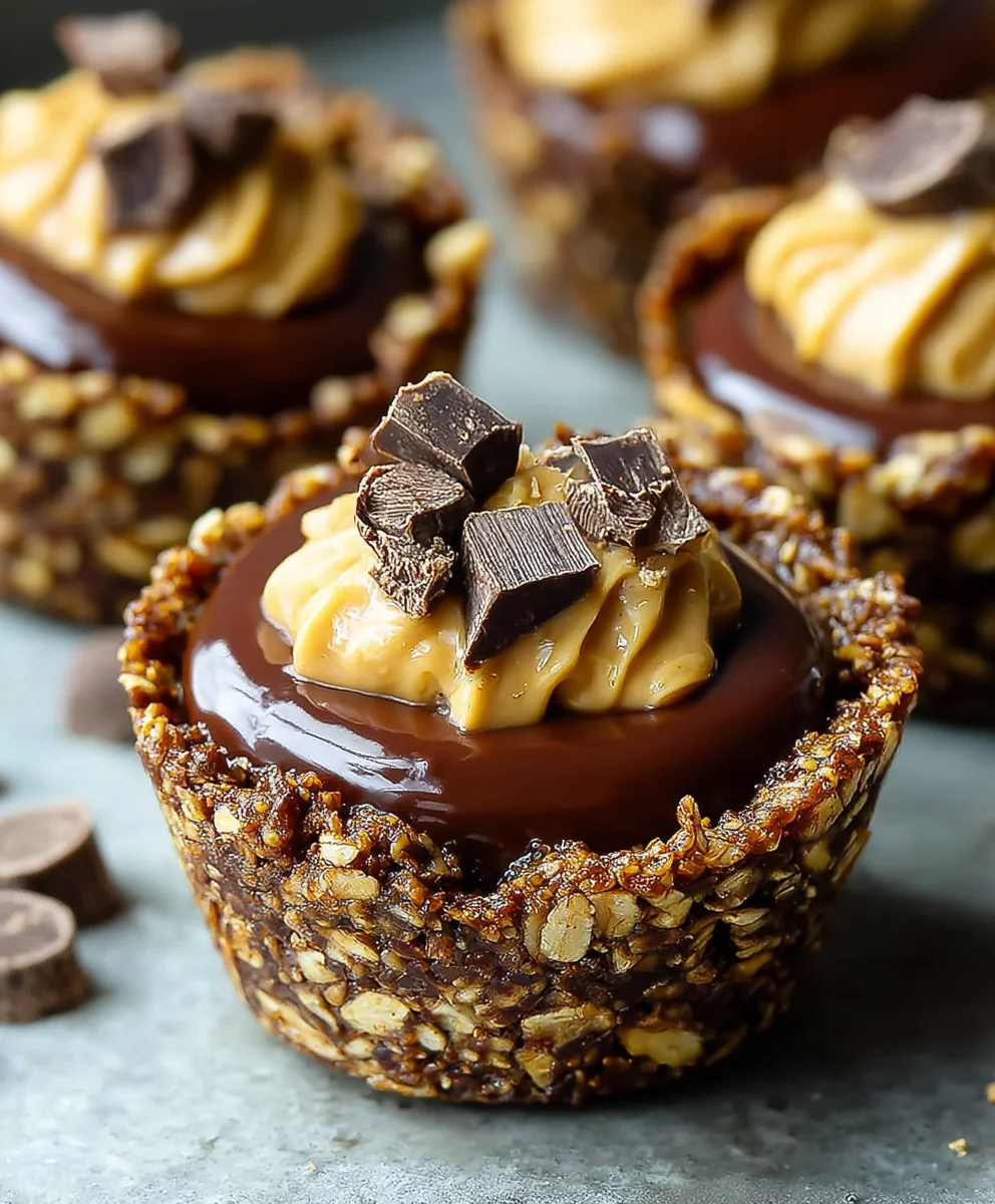 Chocolate Granola Peanut Butter Cups-Easy Treat