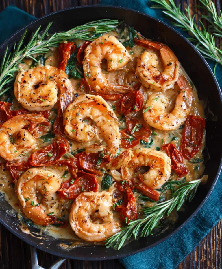 One-Pan Tuscan Shrimp Dinner Quick Delicious Meal