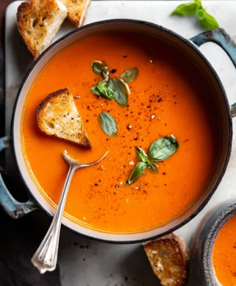 Cozy Creamy Tomato Soup – Easy Canned Tomato Recipe