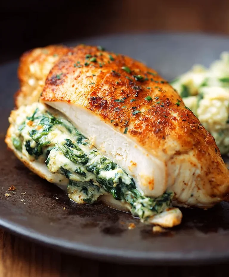 Spinach Stuffed Chicken Breasts Recipe