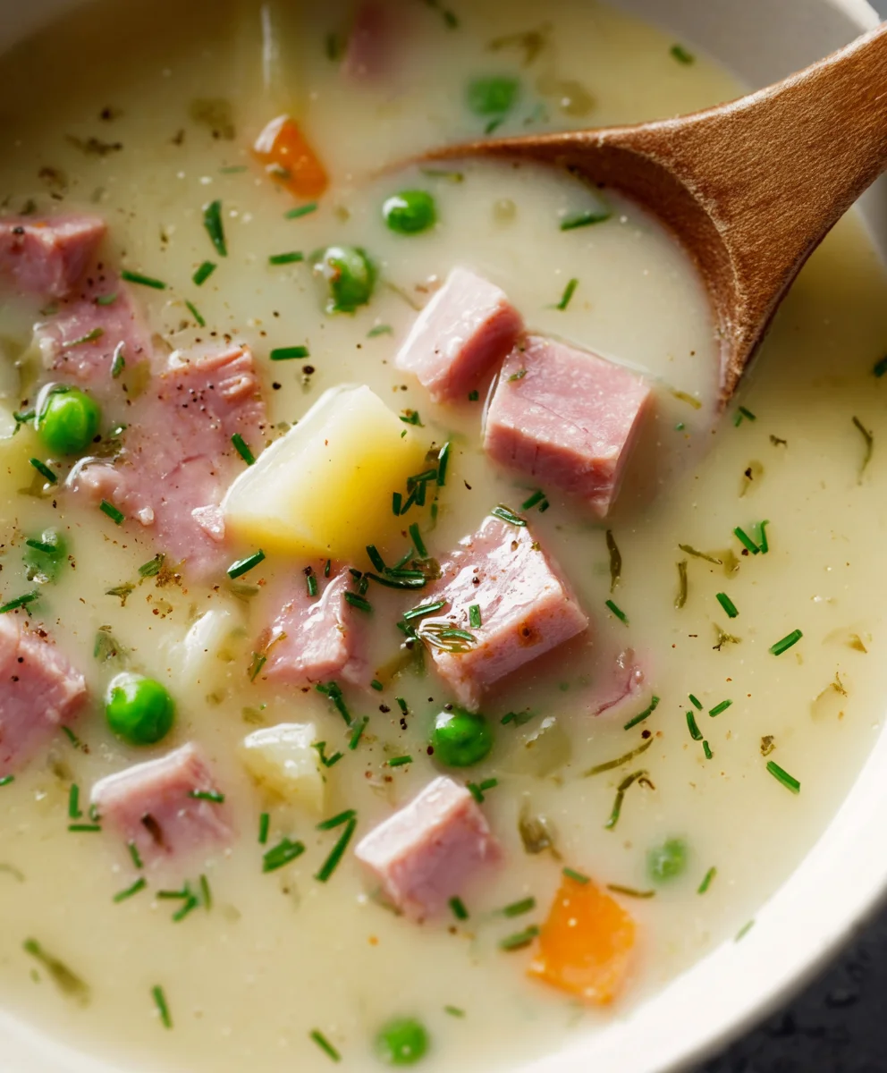 Hearty Beef Beef Ham Potato Soup - Easy Recipe