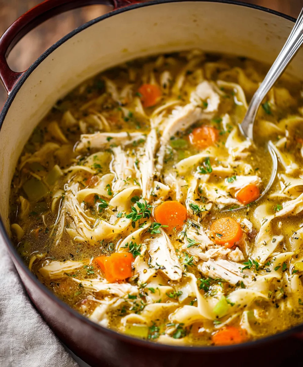 Classic Chicken Noodle Soup Recipe-Comfort in a Bowl