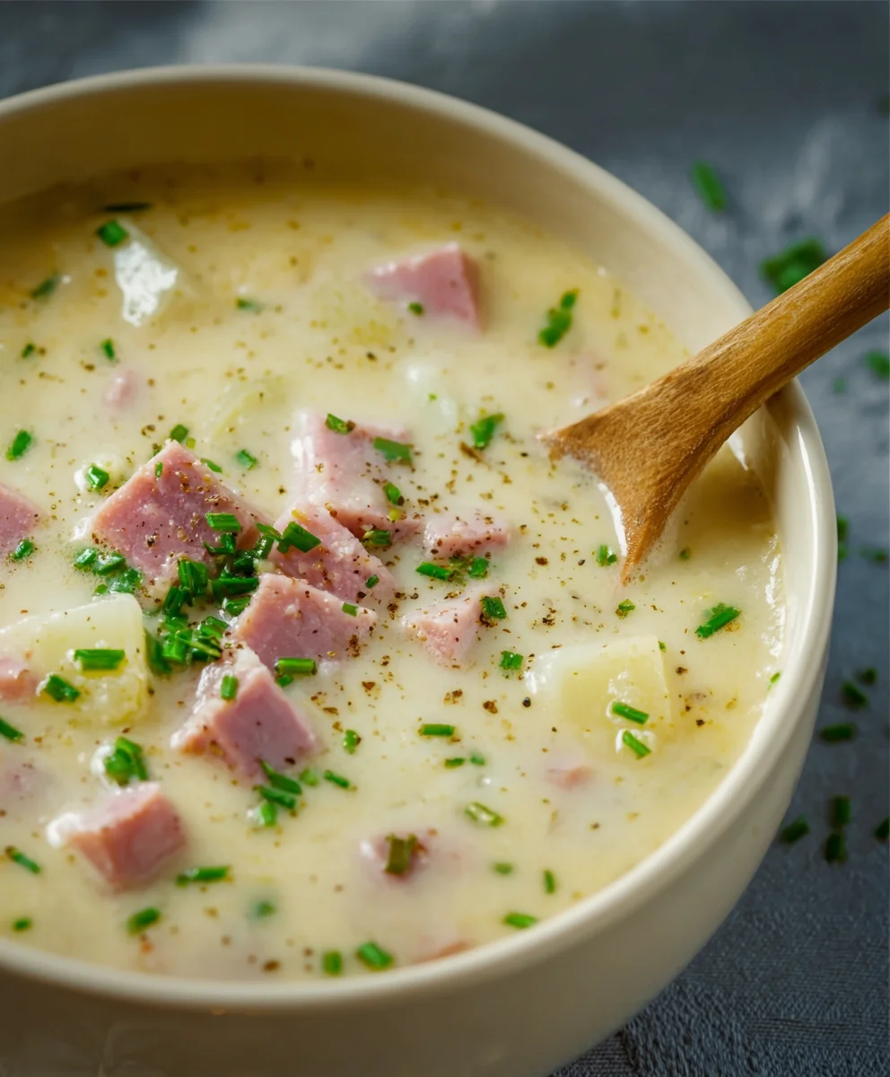 Hearty Beef Beef Ham Potato Soup - Easy Recipe