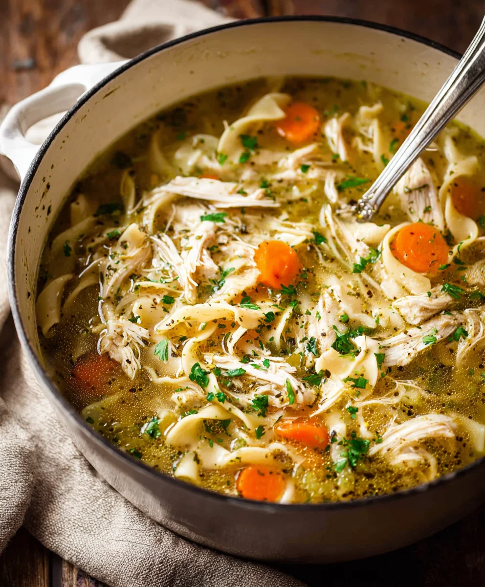 Classic Chicken Noodle Soup Recipe-Comfort in a Bowl