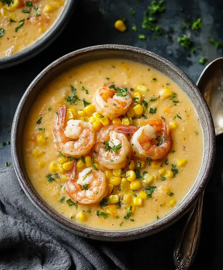 Easy Shrimp Corn Chowder Soup Recipe