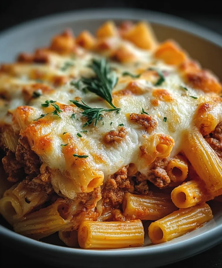 Ultimate Creamy Cheesy Baked Ziti Recipe