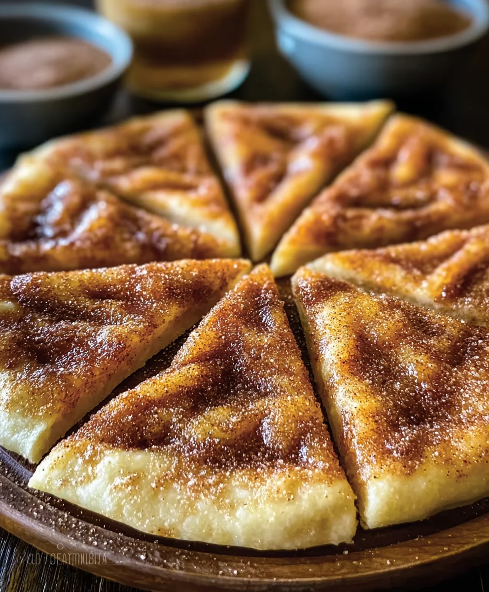Easy Cinnamon Sugar Pizza Recipe - Sweet Dessert Delight