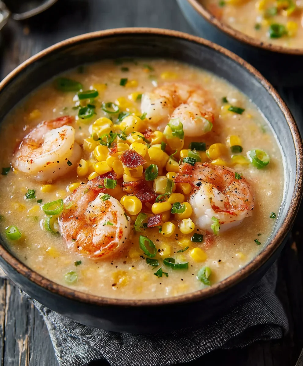 Easy Shrimp Corn Chowder Soup Recipe