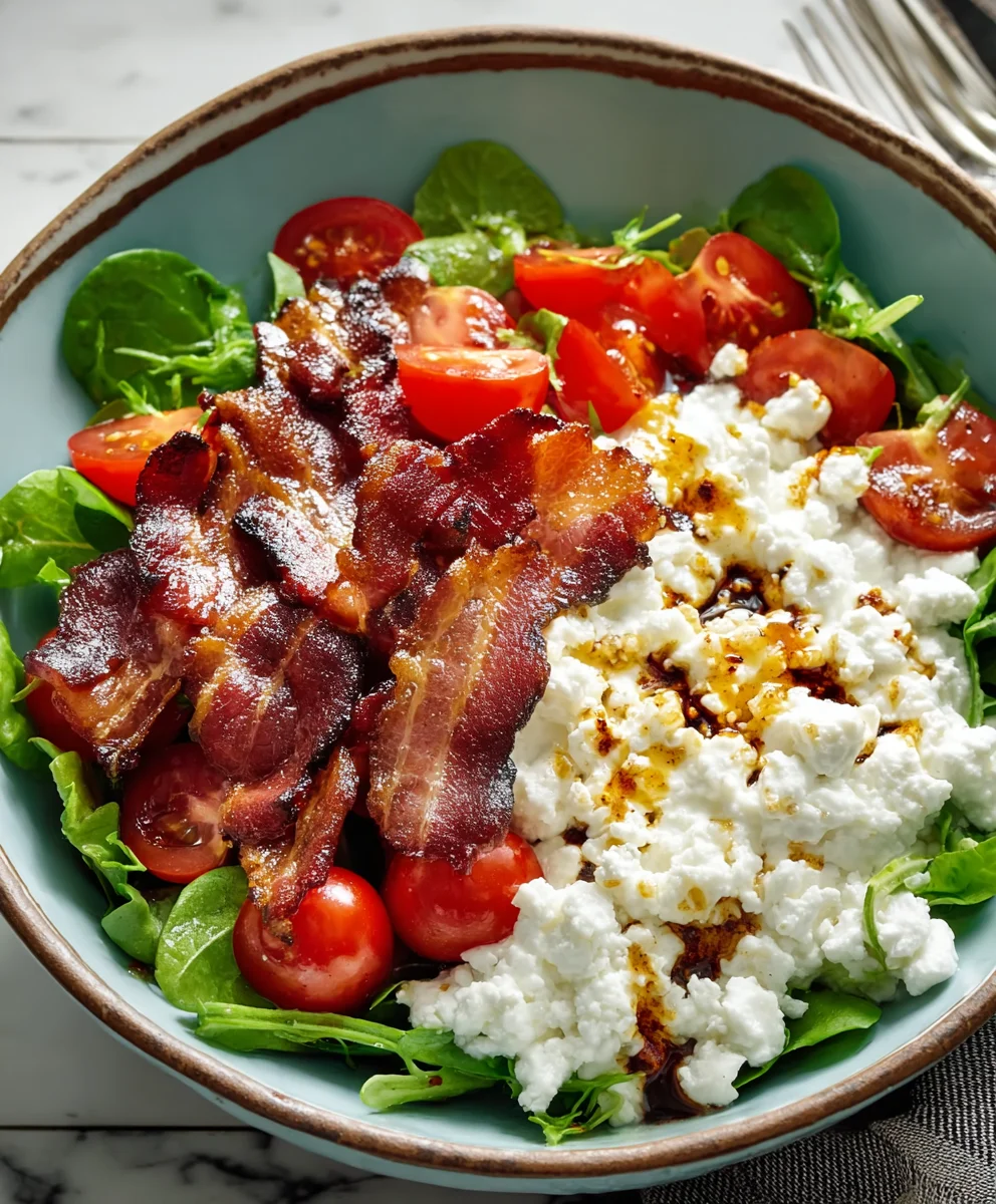 BLT Cottage Cheese Bowl - Easy & Delicious Recipe