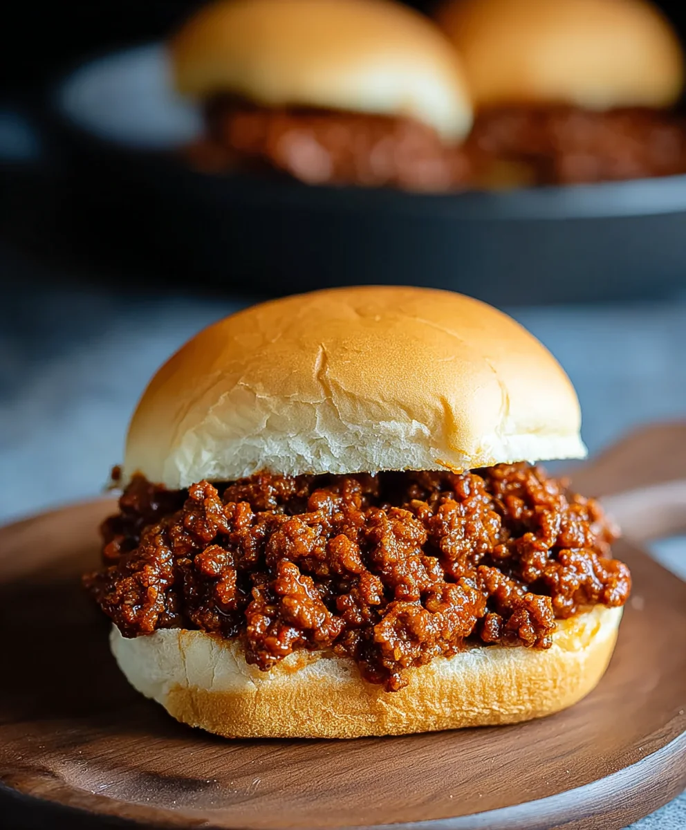 Easy Homemade Beef Sloppy Joes-Quick & Delicious
