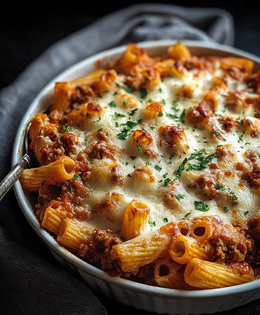 Ultimate Creamy Cheesy Baked Ziti Recipe