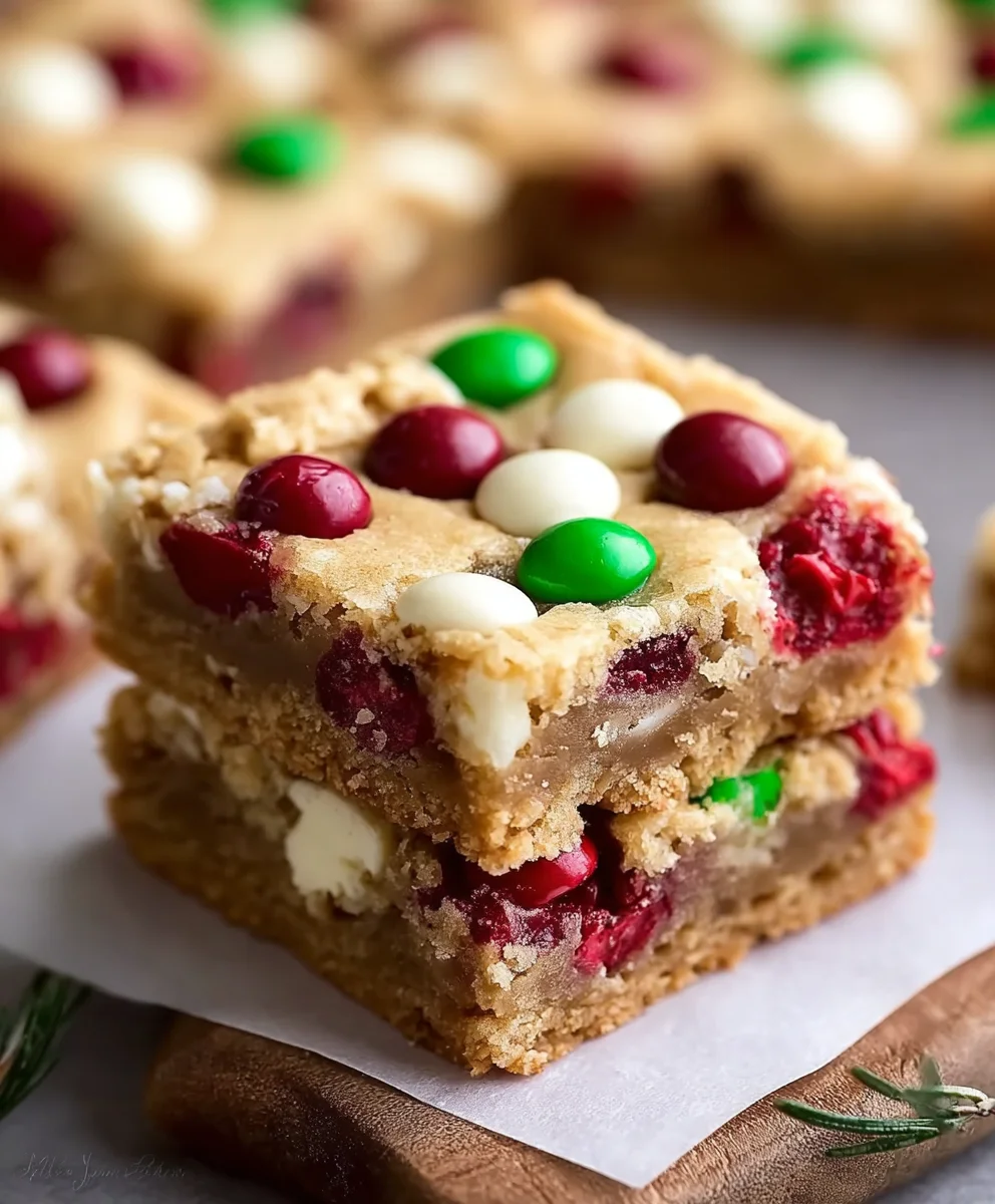Easy Christmas Cookie Bars - Festive & Delicious Treats
