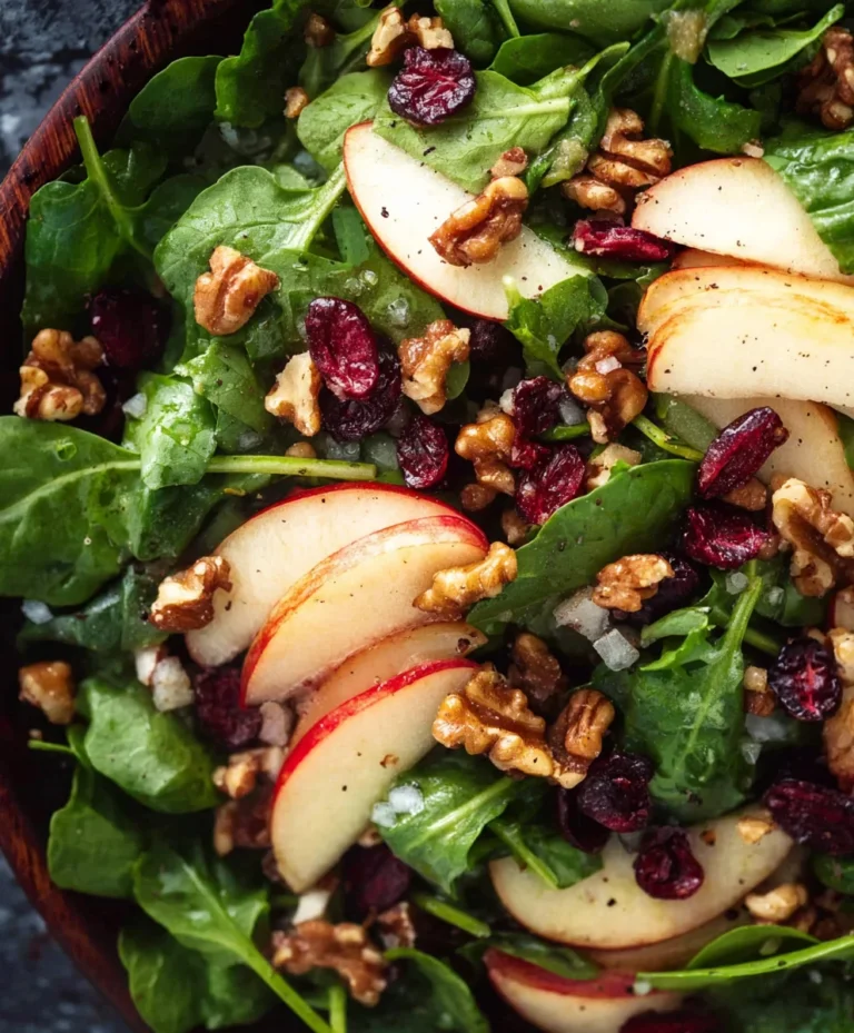Apple Cranberry Walnut Salad Recipe – Delicious & Easy