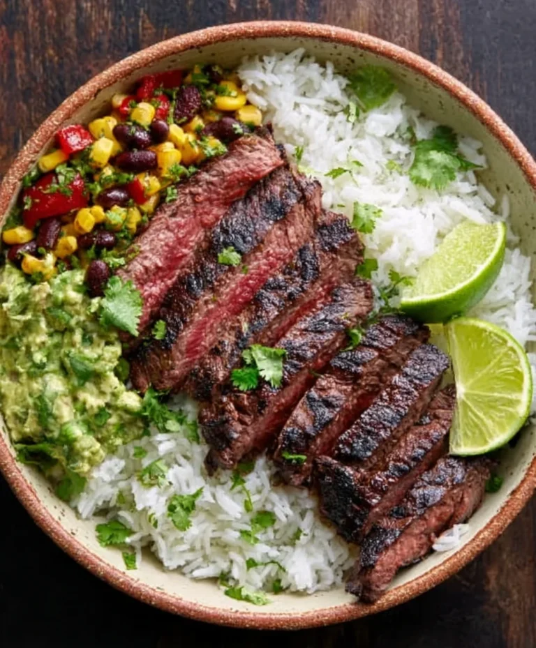 Cilantro Lime Beef Bowls-Quick & Flavorful Meal