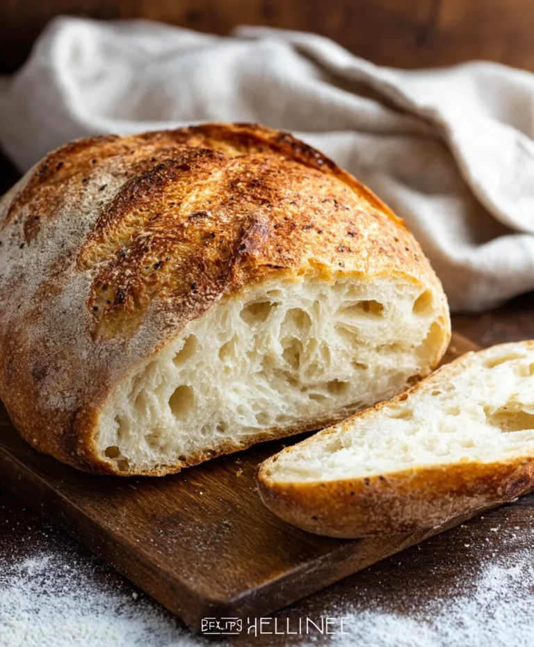 Easy Rustic Bread Recipe- Bake This Delicious Loaf