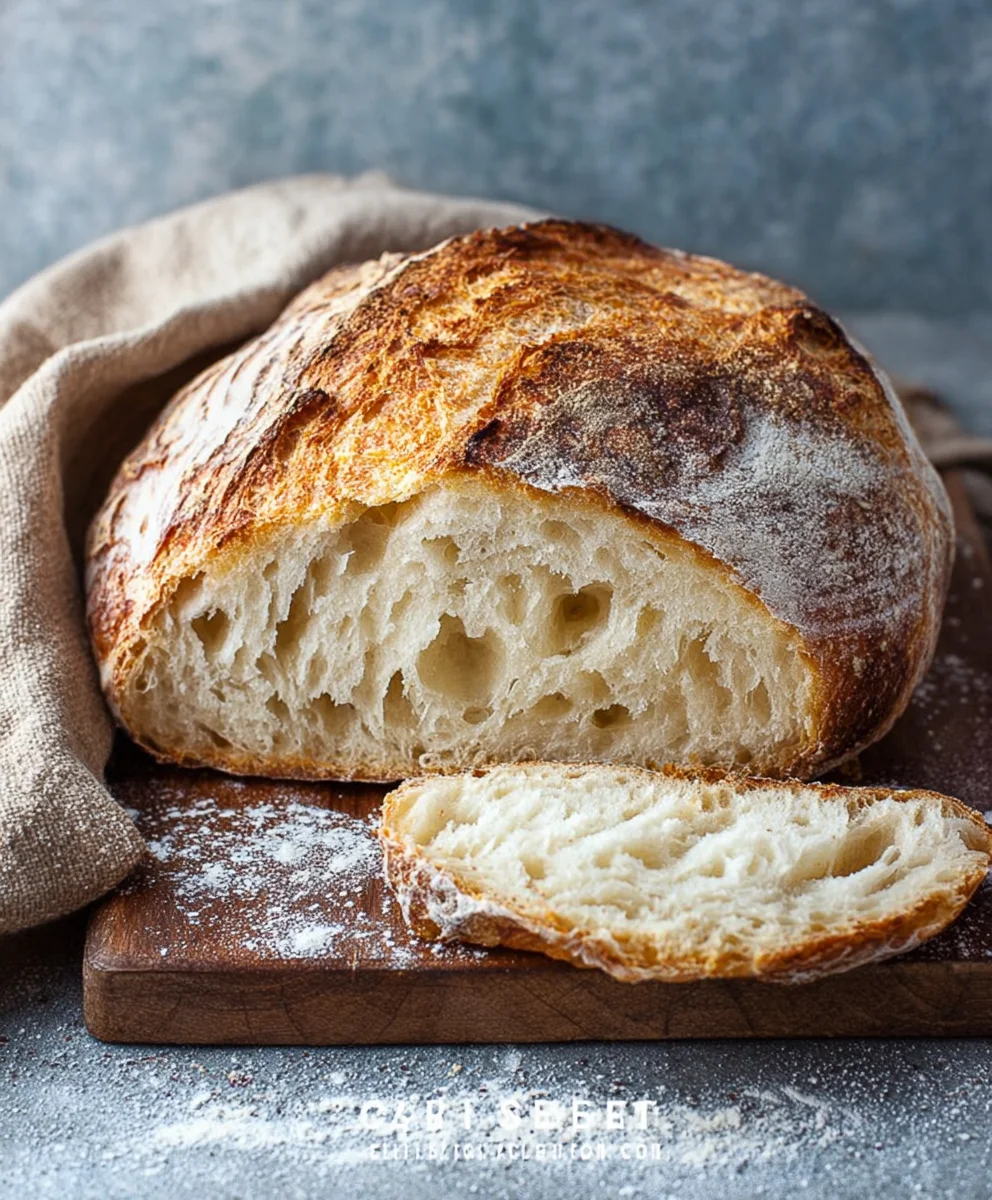 Easy Rustic Bread Recipe- Bake This Delicious Loaf