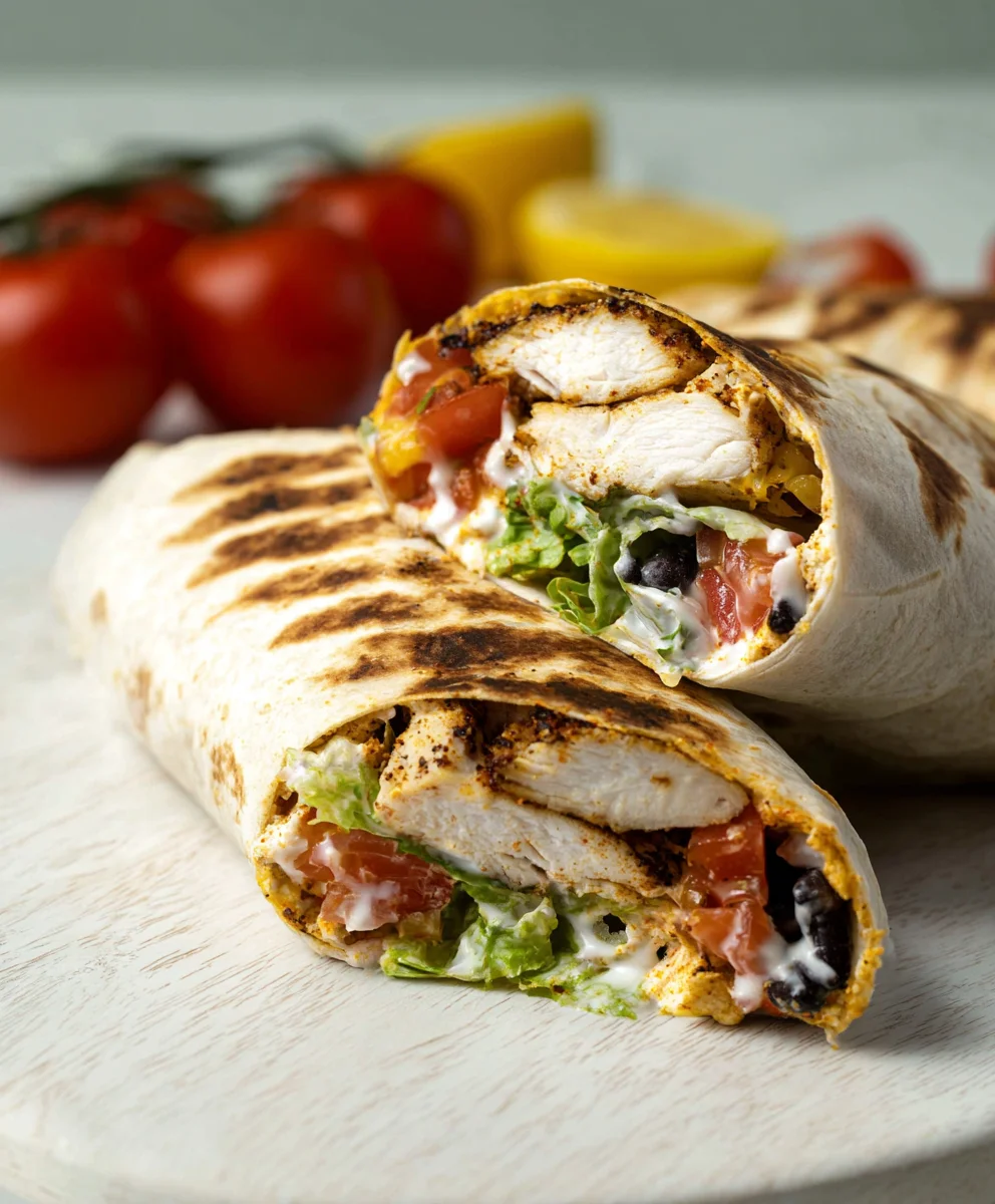 Chipotle Ranch Grilled Chicken Burrito Recipe