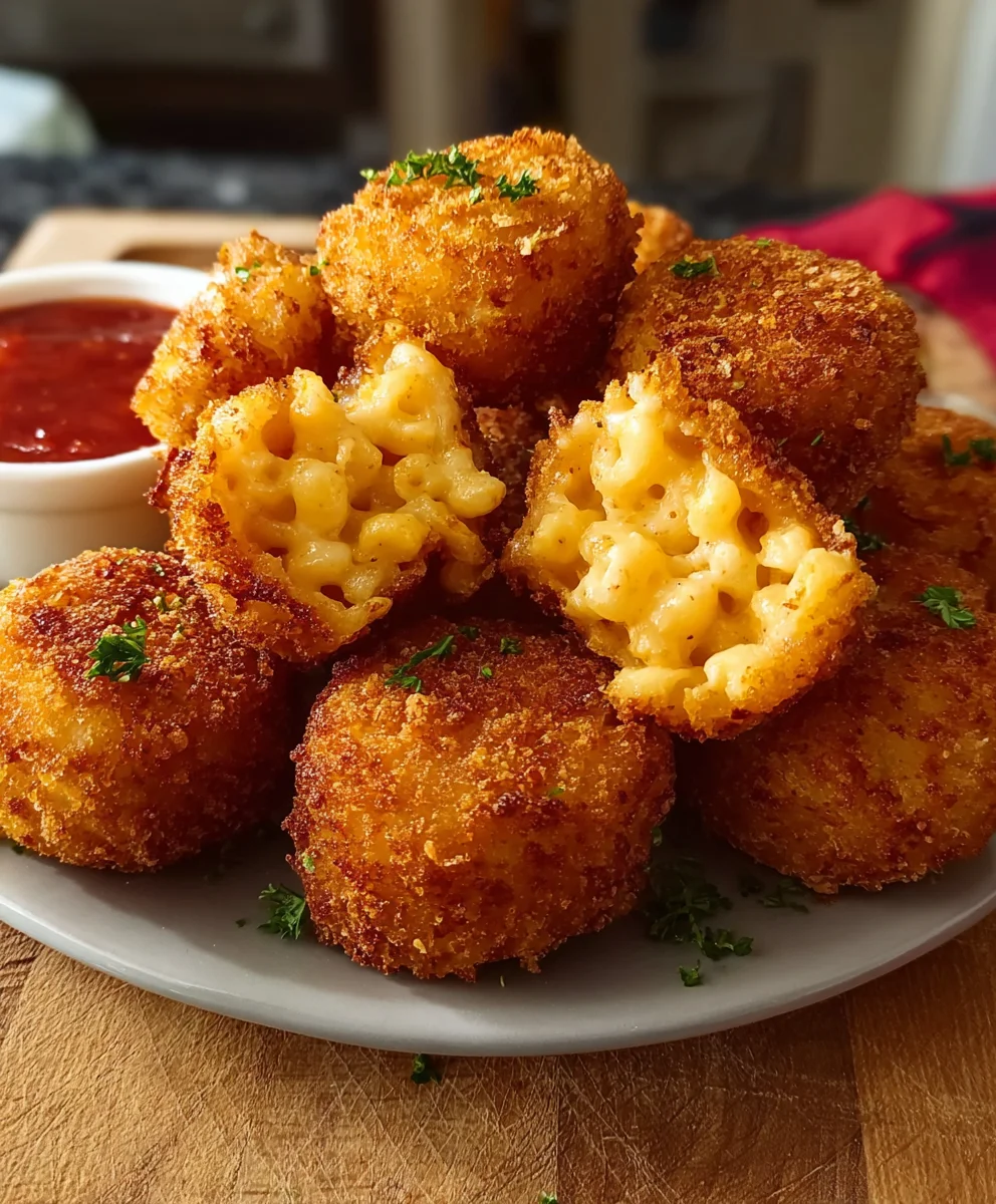 Crispy Fried Mac and Cheese Bites - Easy Appetizer