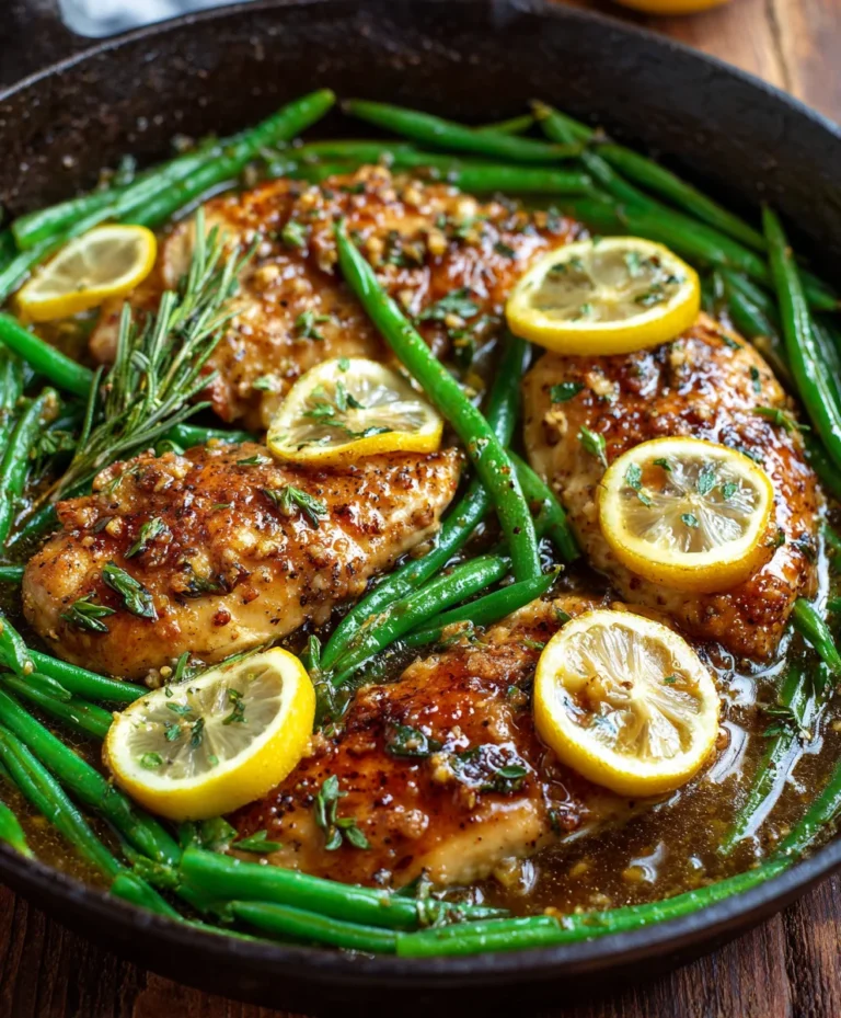 Lemon Garlic Butter Chicken Skillet-Easy Weeknight Meal