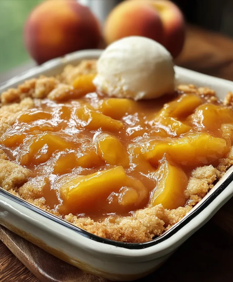 Best Southern Peach Cobbler Recipe-Easy & Delicious