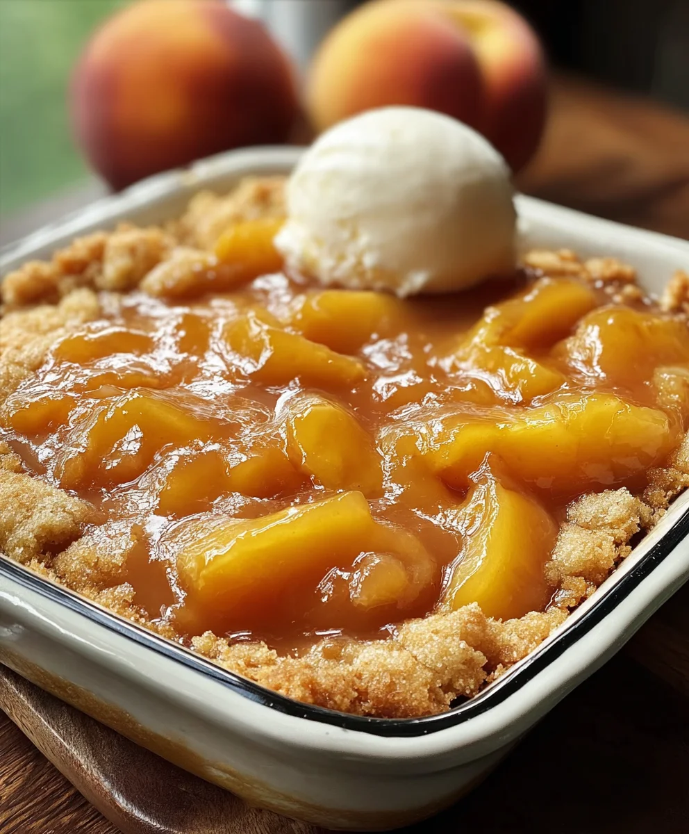 Best Southern Peach Cobbler Recipe-Easy & Delicious