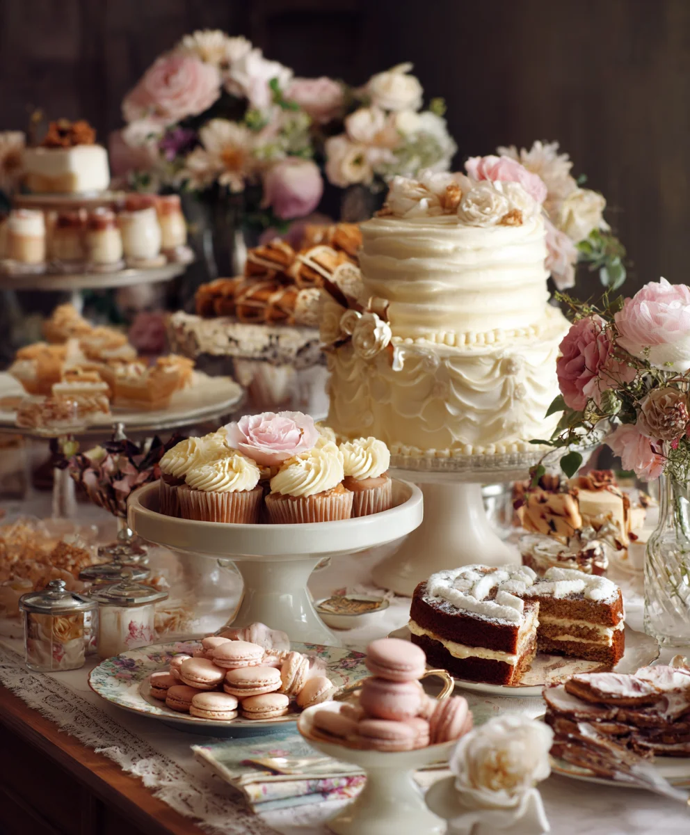 Vintage Wedding Dessert Table Ideas That Dazzle