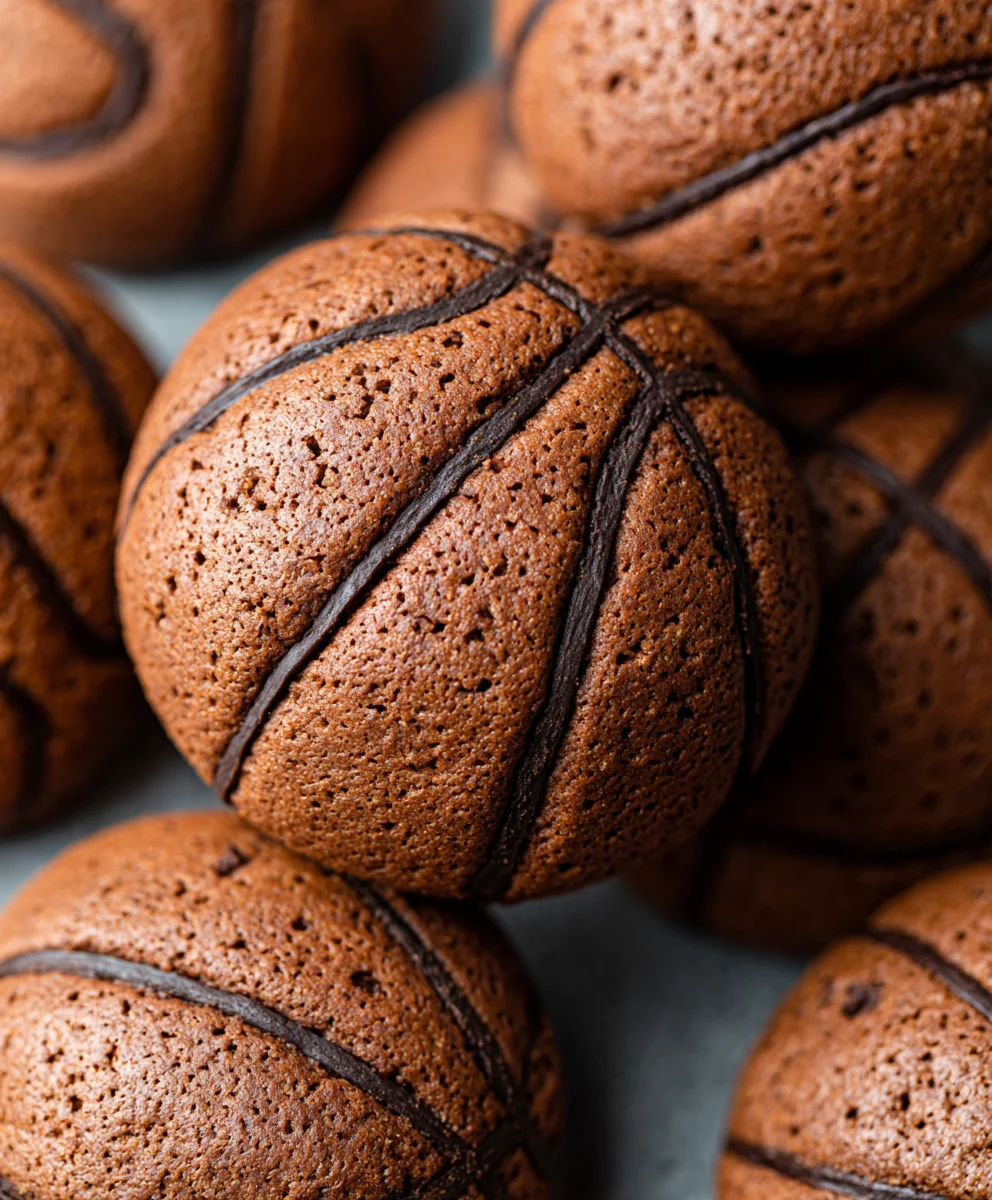Piping Basketball Cookies - Fun Game Day Treats