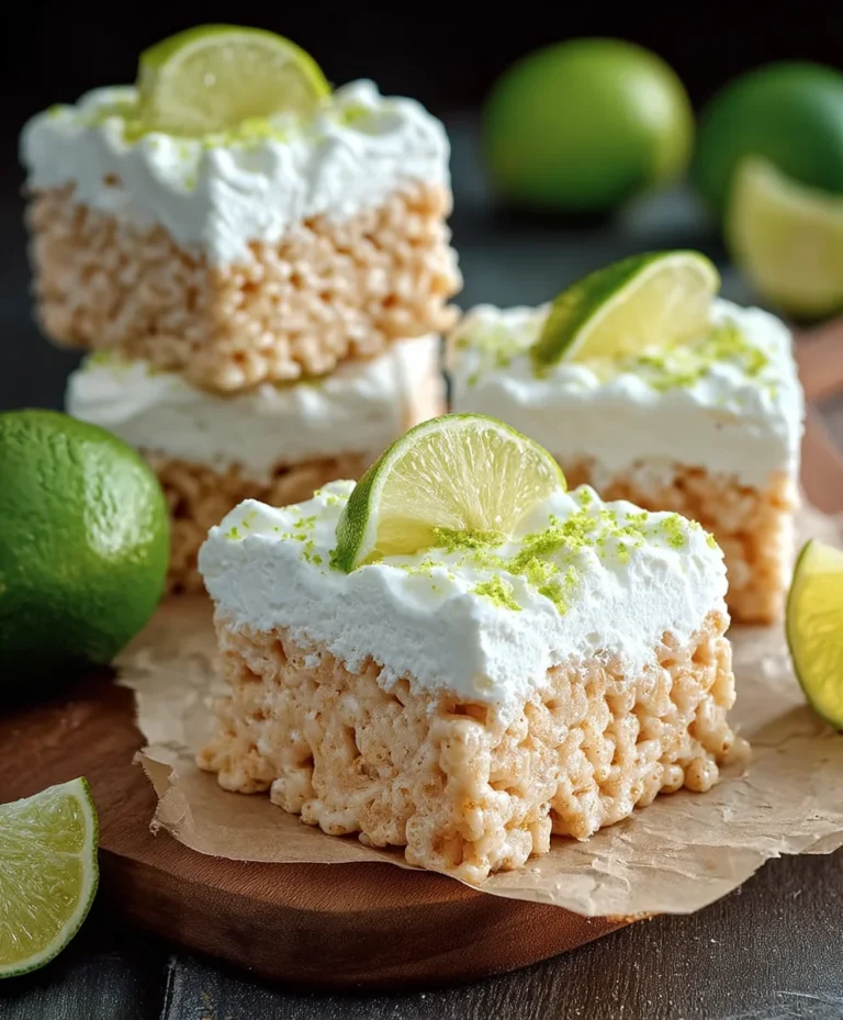 Key Lime Pie Rice Treats – Tangy Sweet Delight