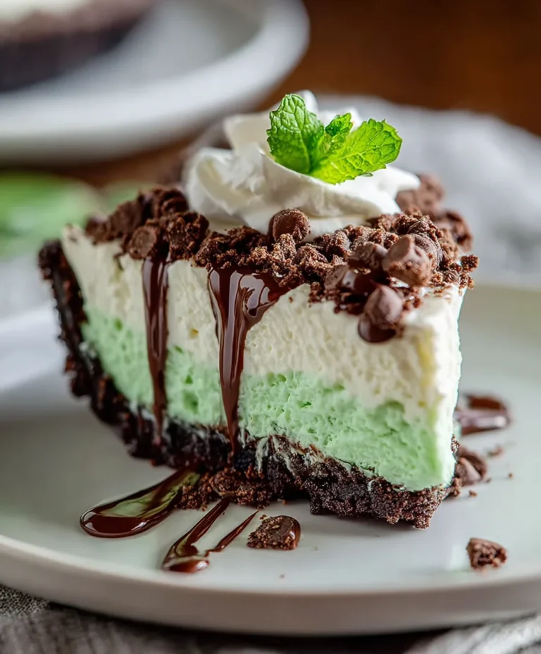 Easy No Bake Mint Chocolate Chip Cheesecake Recipe