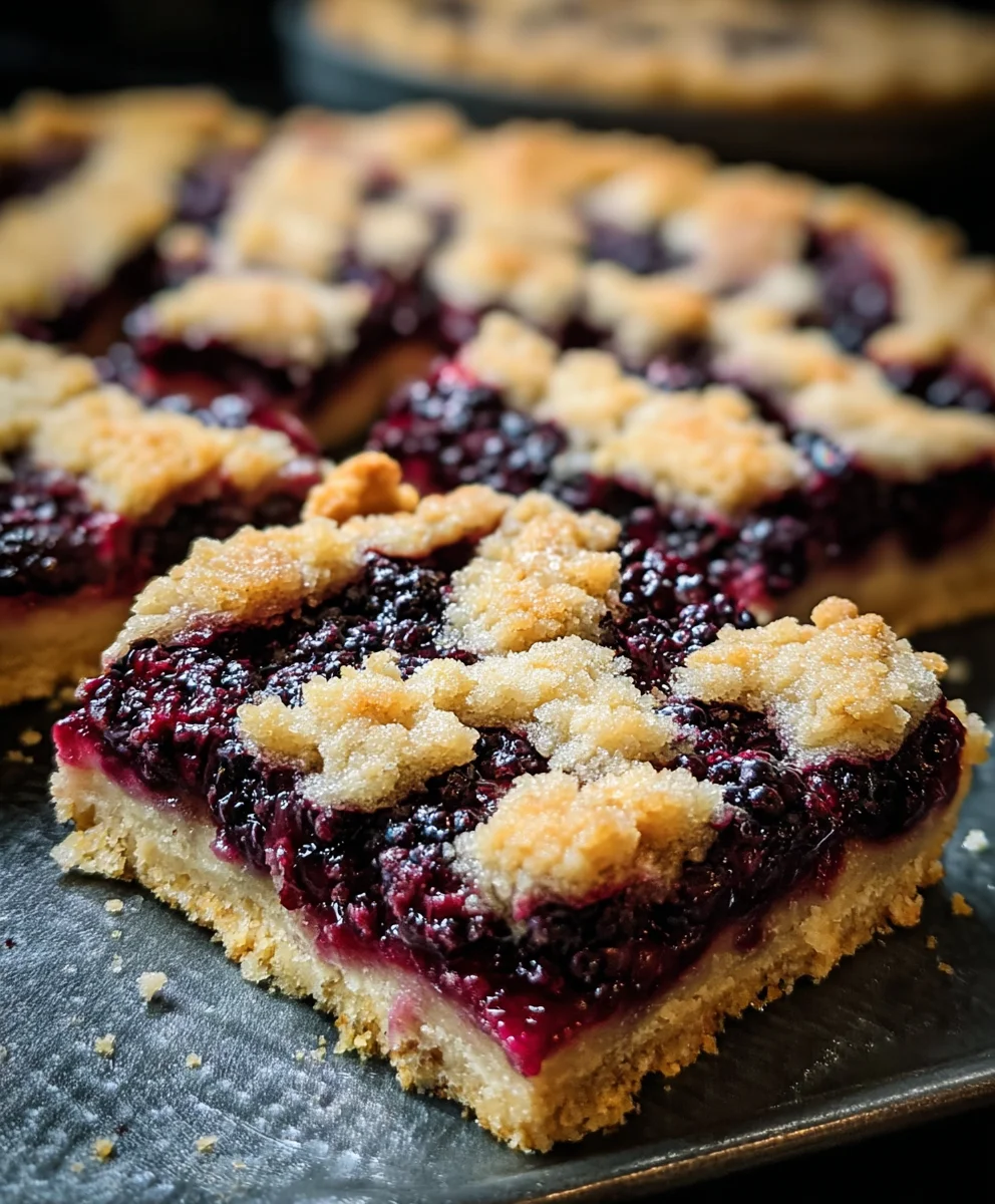 Blackberry Pie Crum extractble Bars-Sweet Treat