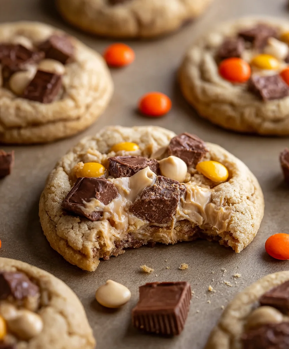 Reeses Cheesecake Cookies-Decadent & Delicious Treat