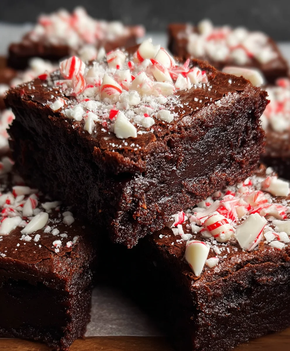 Peppermint Brownies-Cool & Rich Chocolate Delight