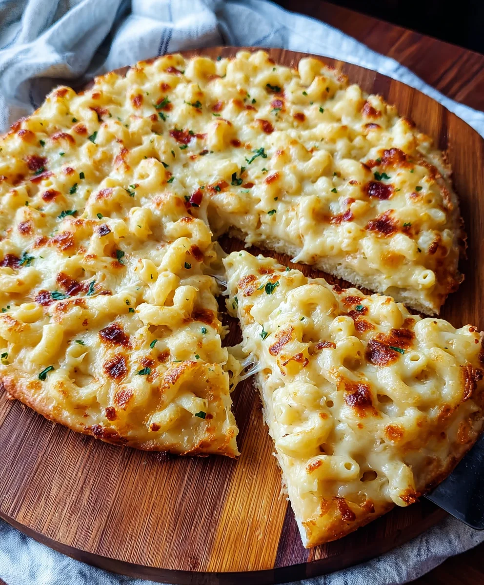 Ultimate Mac & Cheese Pizza-Comfort Food Perfection